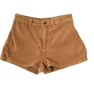 BillaBong Camel Color Corduroy Shorts Size 30 Y2K Retro Skater Beachcore